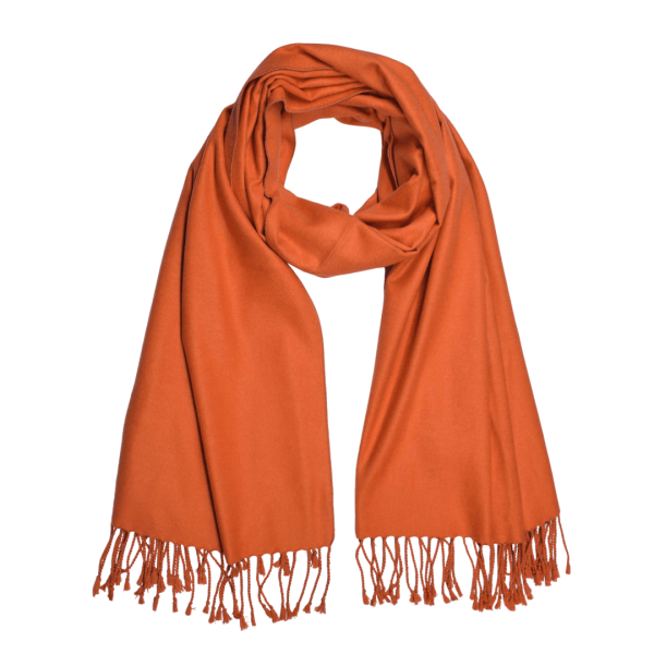 Seidenflanell Stola Orange